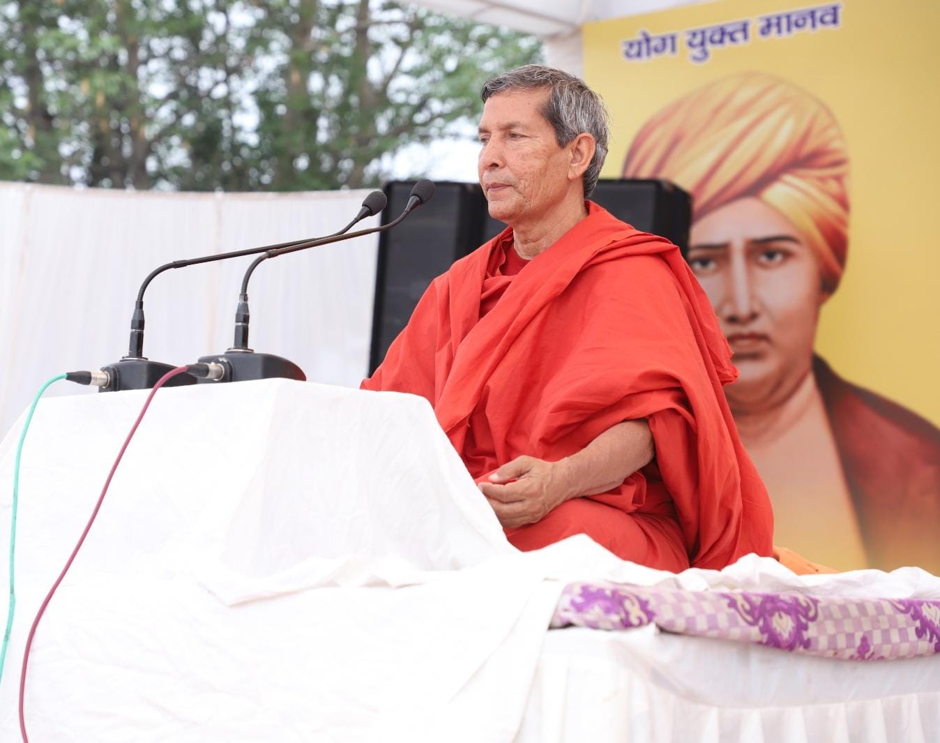 स्‍वामी कर्मवीर बोले स्वास्थ्य के प्रति जागरूक हैं शहर के लोग: योग शिविर में लगातार बढ़ रही है लोगों की संख्‍या