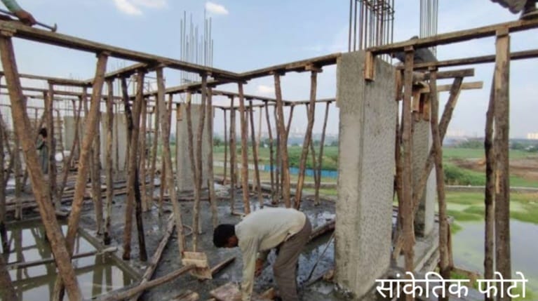 निर्माणाधीन मकान की शटरिंग गिरी, बच्चे की हुई दर्दनाक मौत