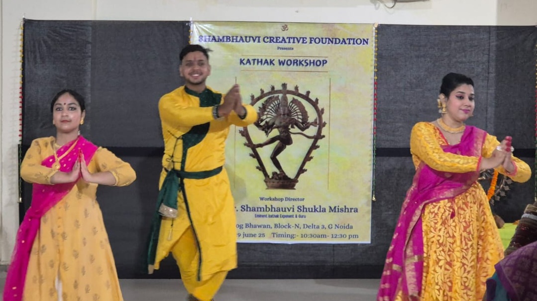 शाम्भवी क्रिएटिव फाऊंडेशन द्वारा शास्त्रीय नृत्य कथक कार्यशाला का आयोजन: प्रतिष्ठित कथक नृत्यांगना गुरु डॉक्टर शाम्भवी शुक्ला मिश्रा ने बताई नृत्य की बारीकियां