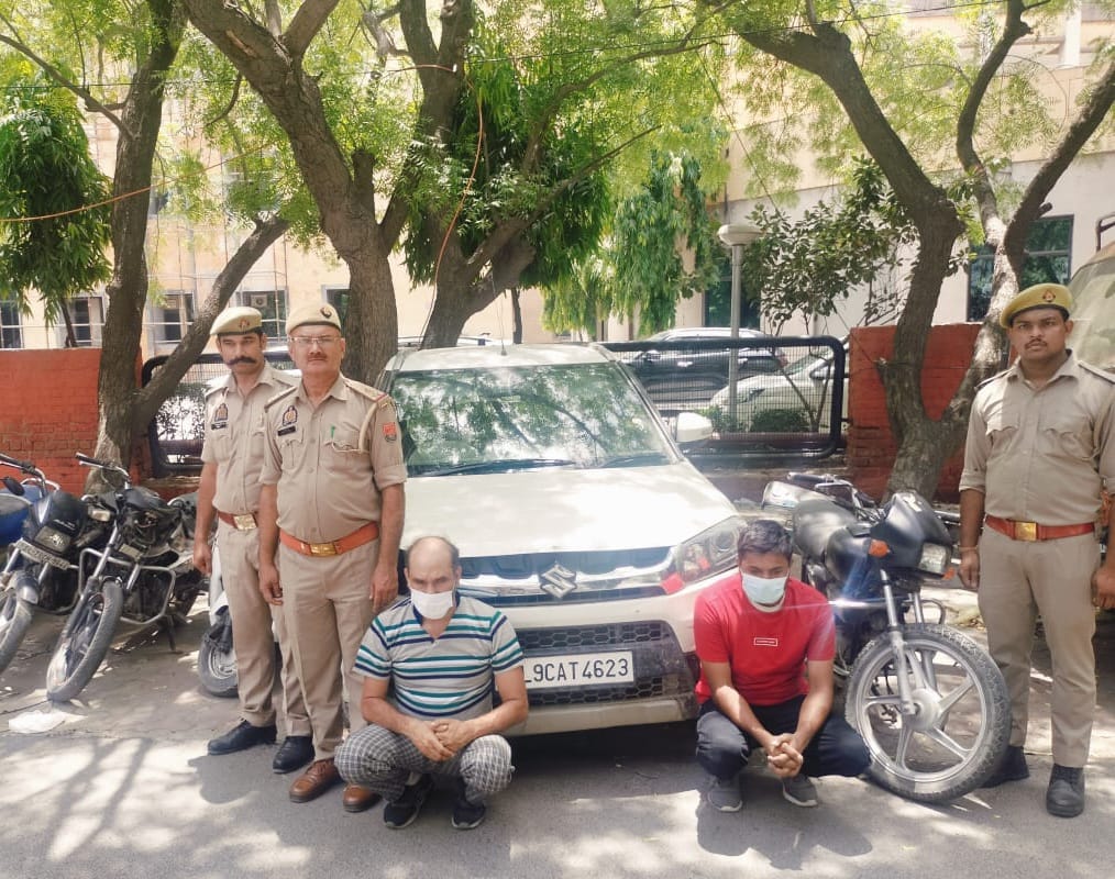 दिल्ली-एनसीआर में वाहन चोरी करने वाले गिरोह का पर्दाफाश, आधा दर्जन से अधिक चोरी की गाड़ियां बरामद