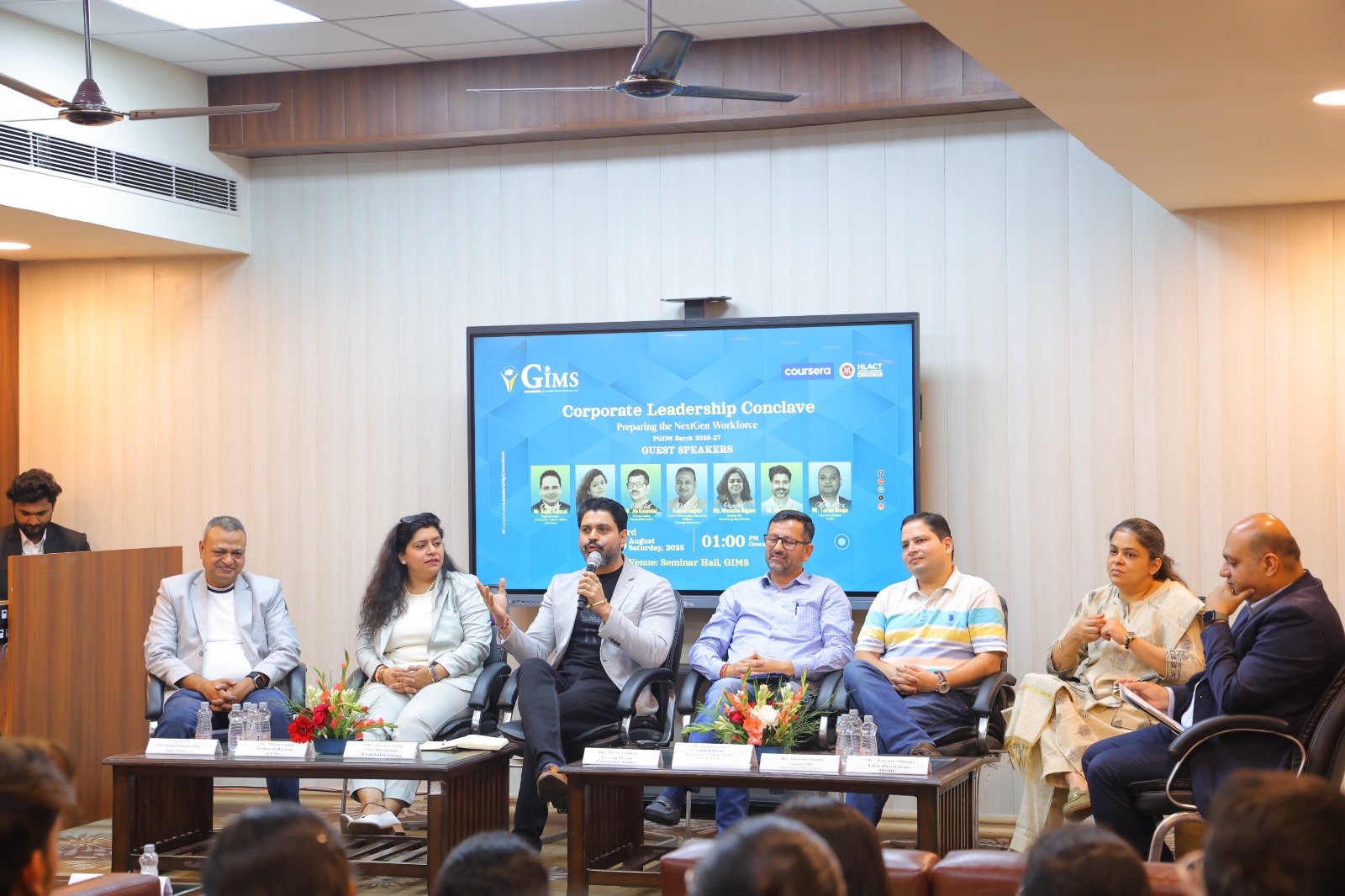 जीएनआईओटी में कॉरपोरेट लीडरशिप कॉन्क्लेव का आयोजन : नामी कॉर्पोरेट लीडर्स ने छात्रों का किया ज्ञानवर्धन