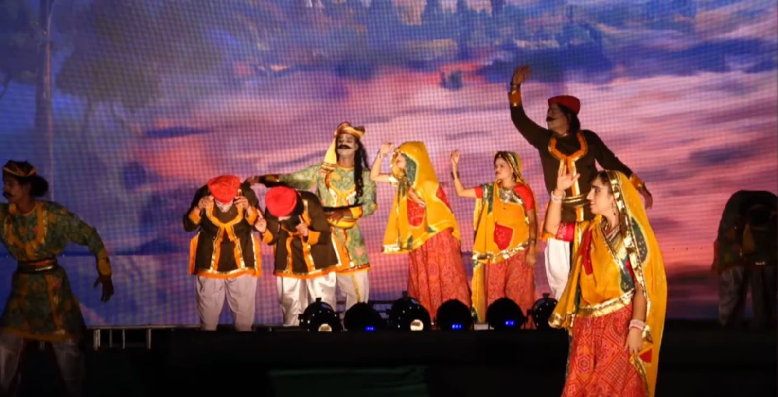 अयोध्‍या में राम व जनकपुर में सीता का हुआ जन्‍म : श्री धार्मिक रामलीला में मनोहारी दृश्‍यों का हुआ मंचन