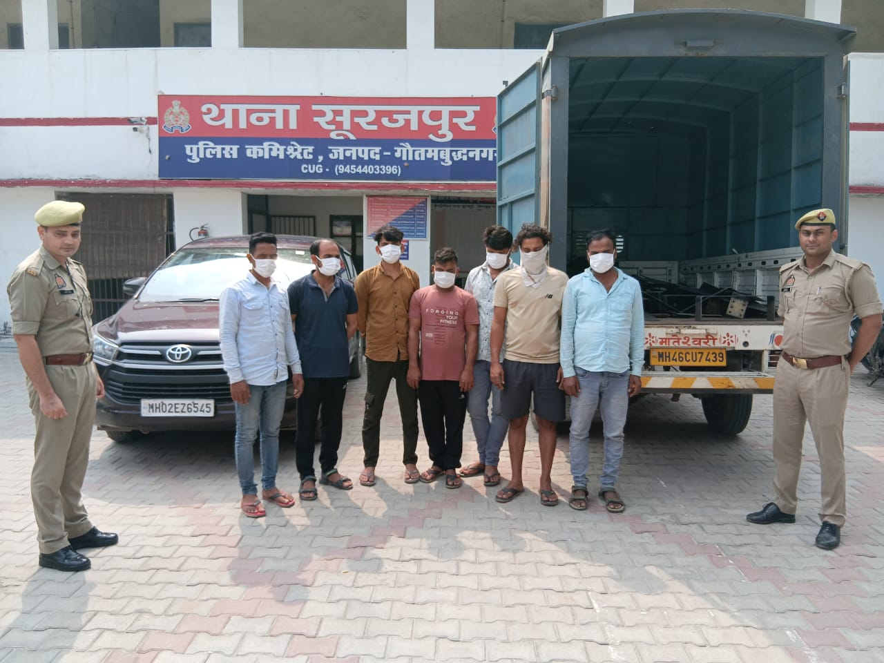 चोरी की बड़ी वारदात का पर्दाफाश: पुलिस ने 7 चोरों को दबोचा, मोजर बेयर से चुराया गया 589 किलो व्हाइट कॉपर बरामद