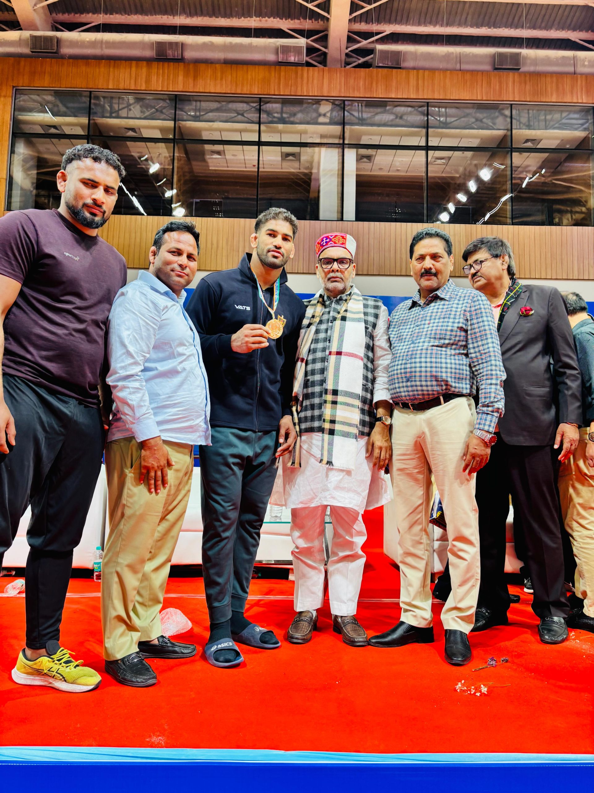 ग्रेटर नोएडा के जोंटी भाटी ने सेना के पहलवान को दी मात:गुजरात में हुआ सीनियर राष्ट्रीय चैंपियनशिप का आयोजन