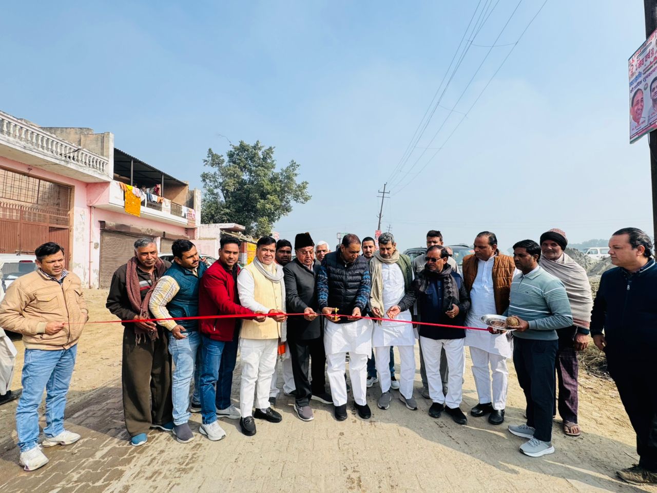 दादरी में सवा दो करोड़ से होगा तीन प्रमुख सड़कों का निर्माण:विधायक तेजपाल नागर ने तीनों मार्गों का किया शिलान्‍यास