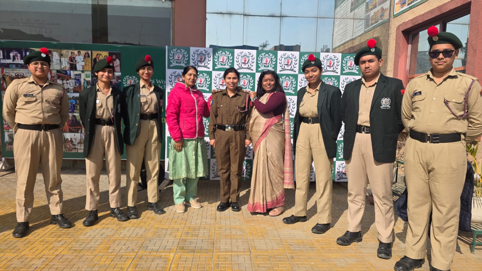 दिल्ली वर्ल्ड पब्लिक स्‍कूल की ममता बनी सेकंड ग्रेड अधिकारी:40 बटालियन एनसीसी यूनिट द्वारा किया गया सम्‍मानित