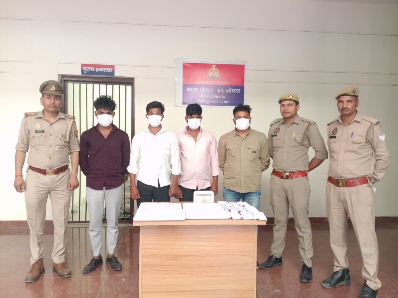 फर्जी कॉल सेंटर संचालित कर लोगों को बनाया जा रहा था निशाना:संयुक्‍त कार्रवाई में पुलिस व साइबर टीम ने चार ठगों को किया गिरफ्तार