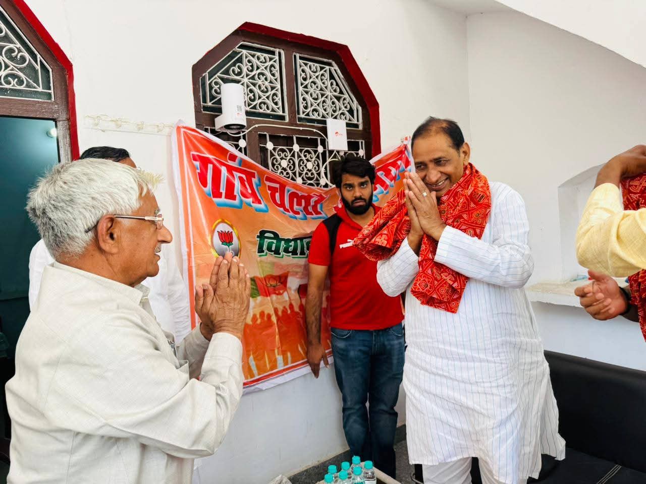 विधायक तेजपाल नागर ने किया 12 से अधिक गांवों का दौरा:बड़ी संख्‍या में उपस्थित ग्रामीणों ने विधायक के विकास कार्य को सराहा