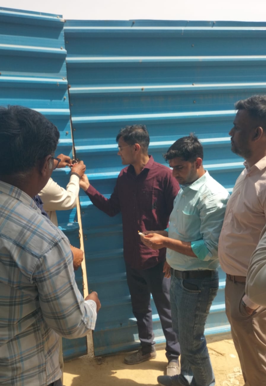 वैदपुरा और खोदना कलां में अवैध निर्माण हुए सील:ग्रेटर नोएडा प्राधिकरण की बिना अनुमति हो रहा था निर्माण