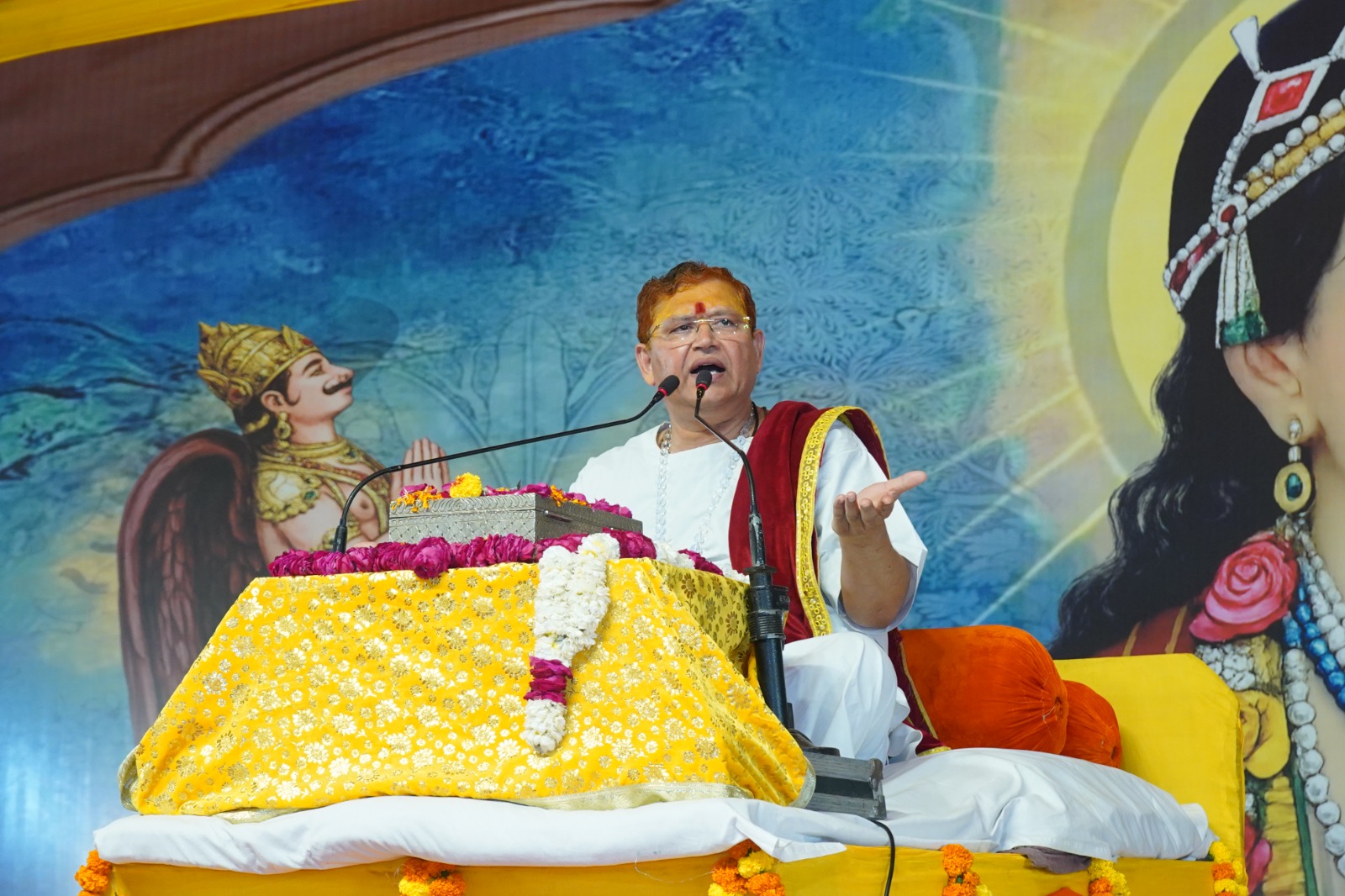 निर्मल एवं स्वच्छ मन वाले को ही प्राप्त होते हैं भगवान:रामलीला मैदान एच्‍छर में राम कथा का आयोजन