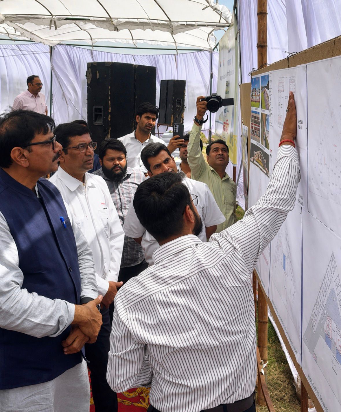 44 साल पहले देखा सपना रबूपुरा में हुआ पूरा : रबूपुरा पब्लिक इंटर कॉलेज में हुआ भूमि पूजन