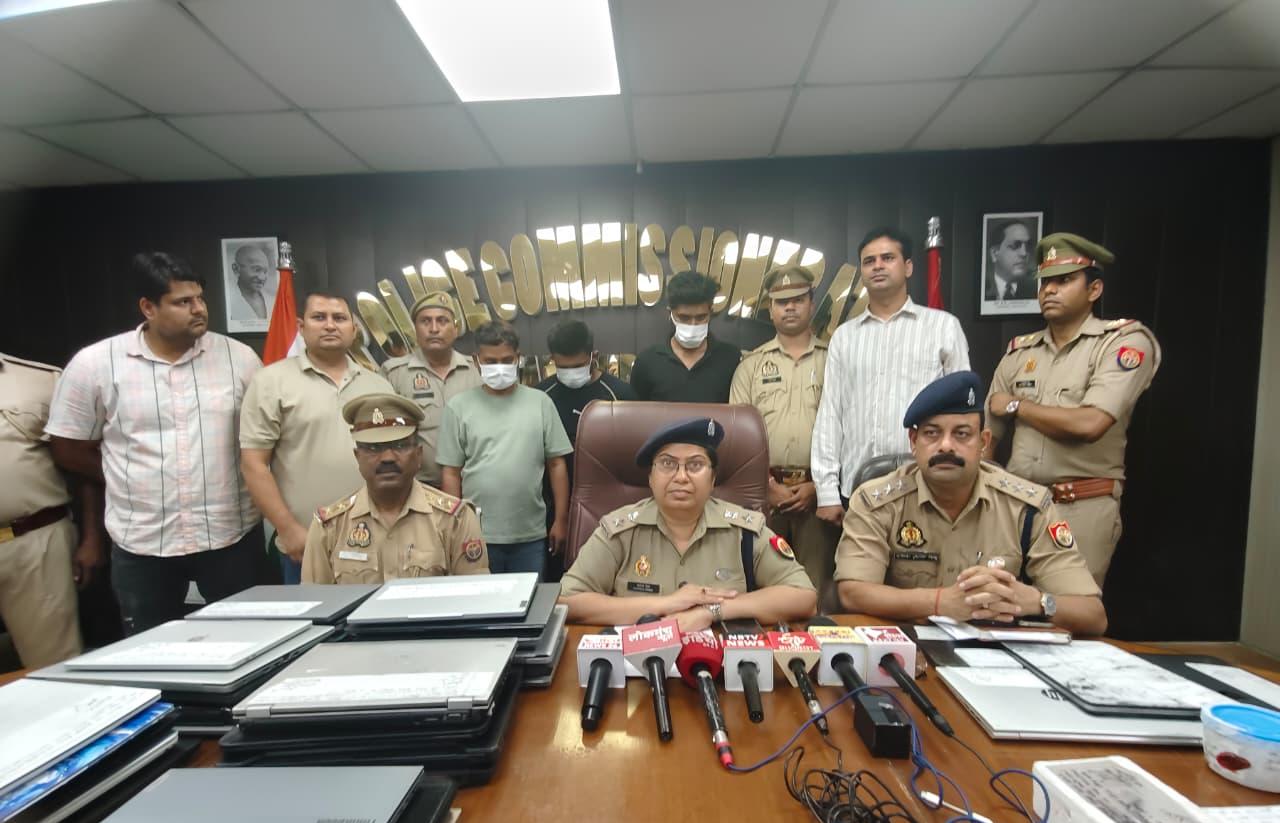 शीशा तोड़कर चोरी किए गए 31 लैपटॉप बरामद : सेक्‍टर 113 कोतवाली पुलिस ने 3 चोरों को किया गिरफ्तार