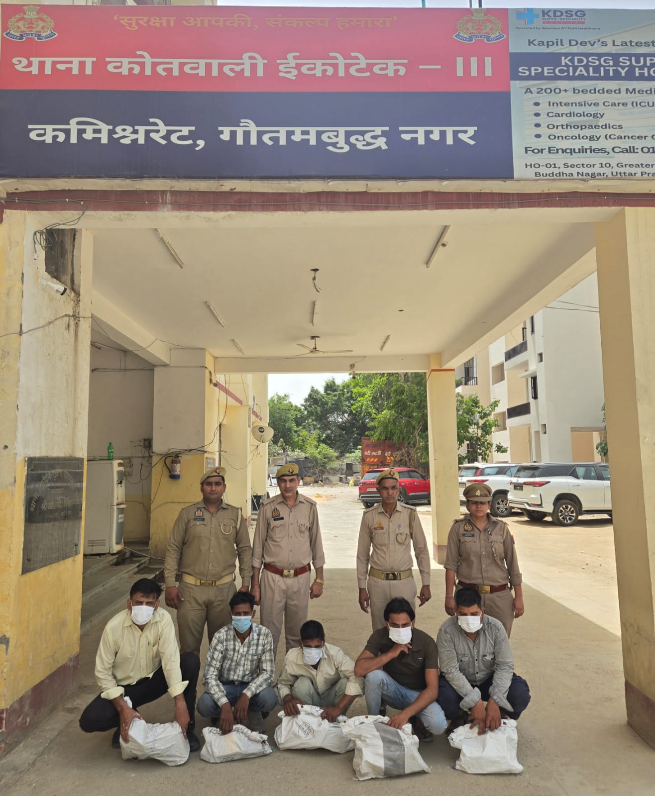 नामी कंपनियों से इलेक्ट्रिक पैनल चोरी करने वाले गैंग का पर्दाफाश, 5 आरोपी पहुँचे सलाखों के पीछे
