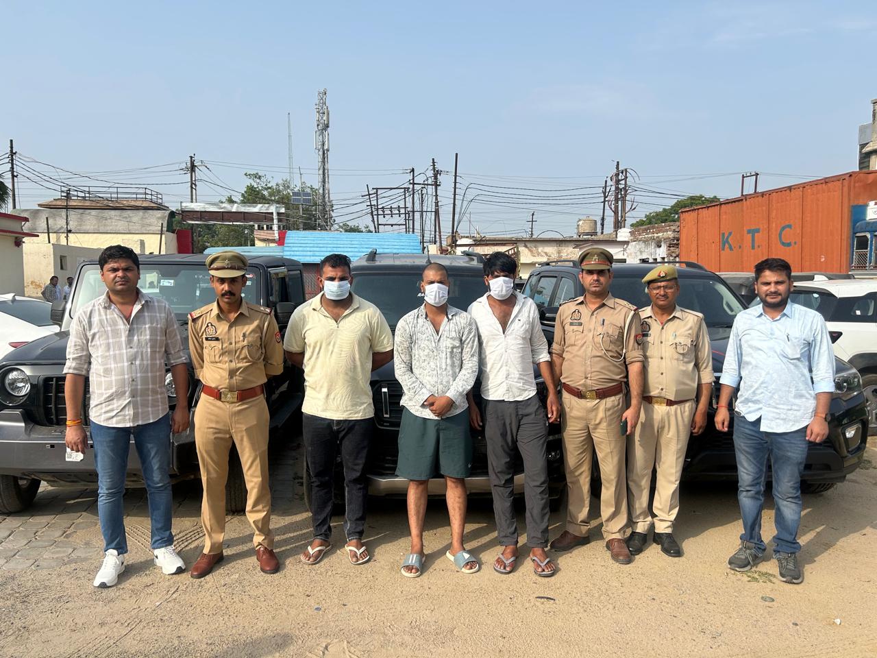 लुहारली टोलकर्मी से मारपीट कर बैरियर तोड़ने वाले तीन गिरफ्तार, सोशल मीडिया पर वायरल हुआ था वीडियो