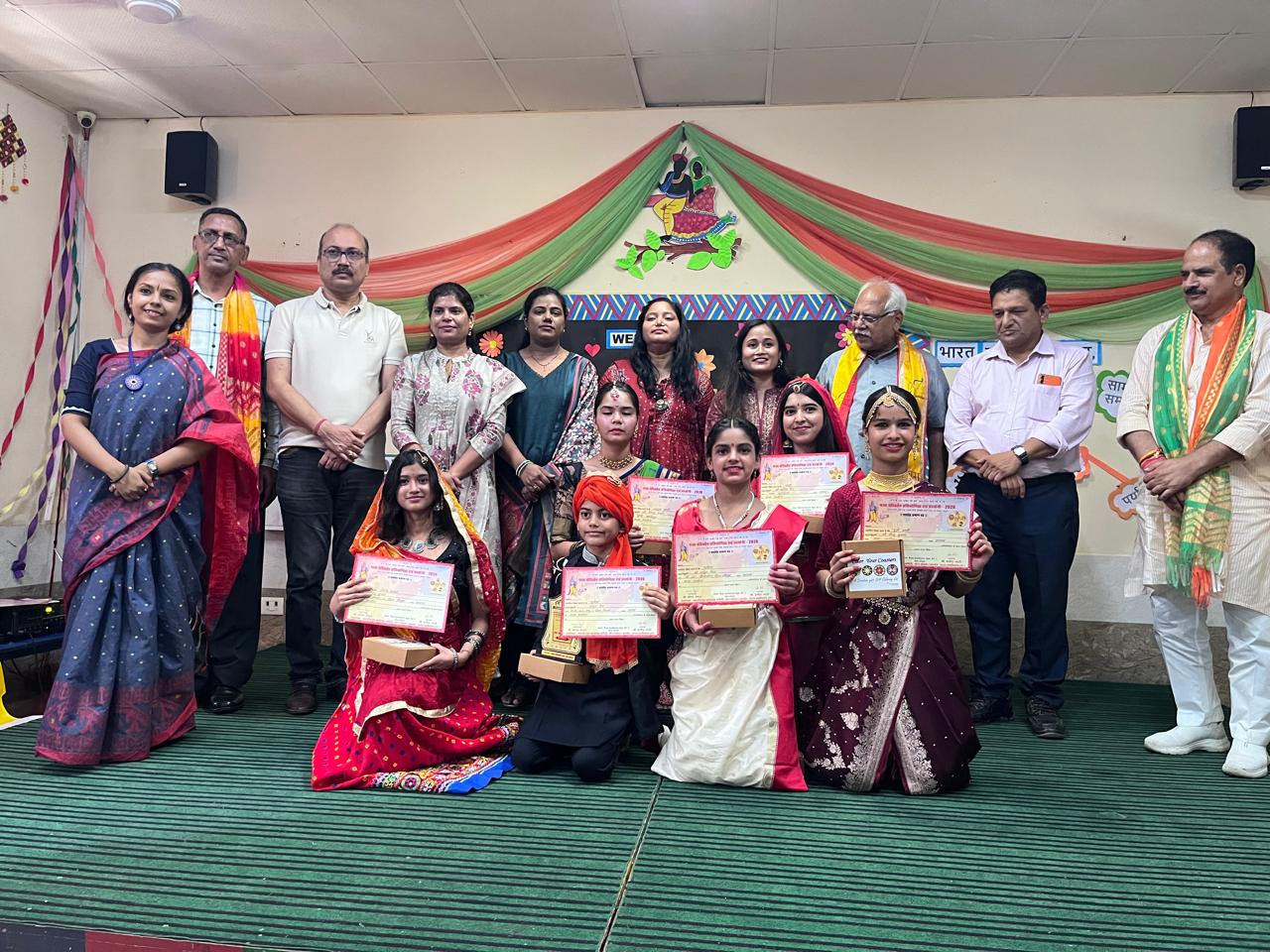 पंच परिवर्तन प्रतियोगिता एवं प्रदर्शनी का आयोजन:भारत नवनिर्माण ट्रस्ट ने ग्रैड्स इंटरनेशनल स्कूल में किया आयोजन