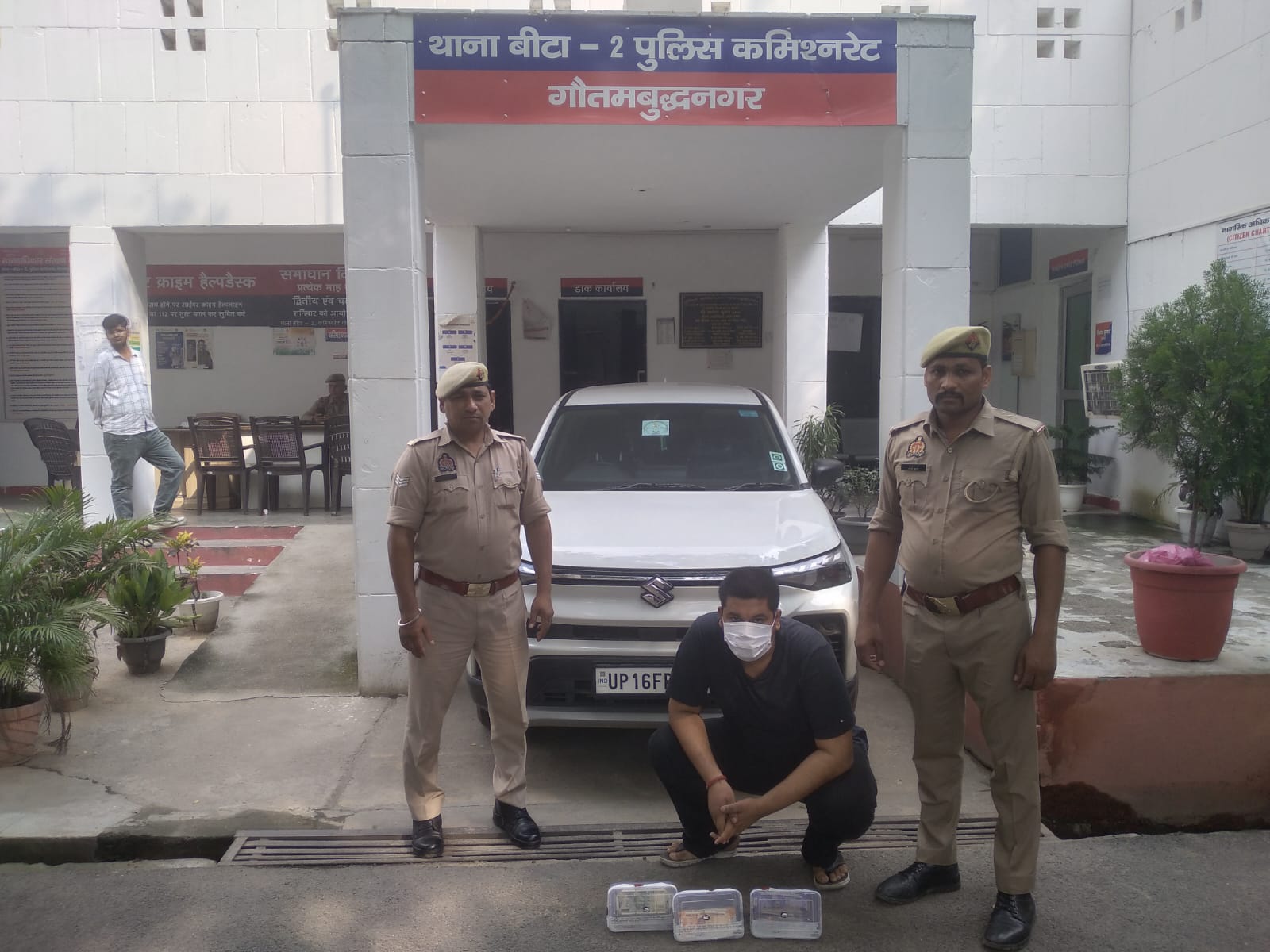 लूट की झूठी सूचना देकर कैश हड़पने वाला आरोपी गिरफ्तार, 3.88 लाख रुपये हुए बरामद