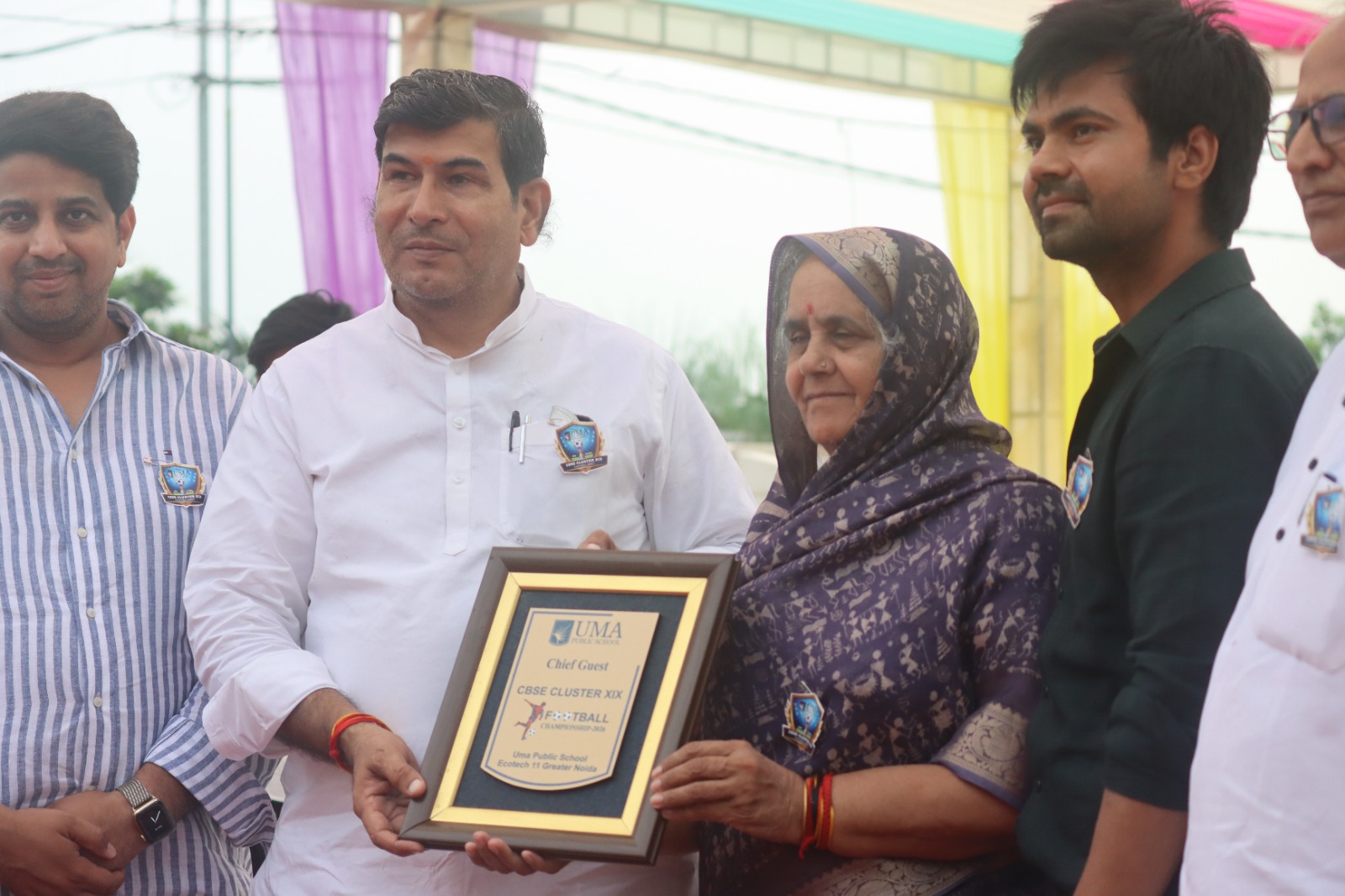 उमा पब्लिक स्कूल में फुटबॉल प्रतियोगिता का भव्य शुभारंभ:प्रतियोगिता में 400 से अधिक टीम ले रही है हिस्‍सा