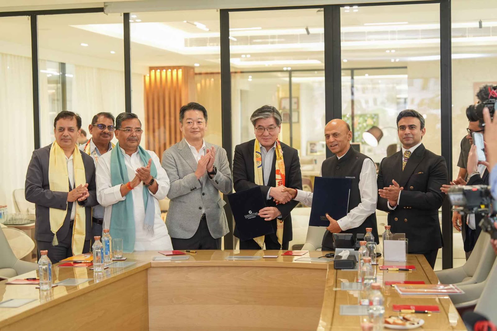 गलगोटियास विश्वविद्यालय पहुंचा जापान का 200 सदस्‍यीय प्रतिनिधिमंडल:ग्रीन हाइड्रोजन अनुसंधान को गति देने के लिए करार