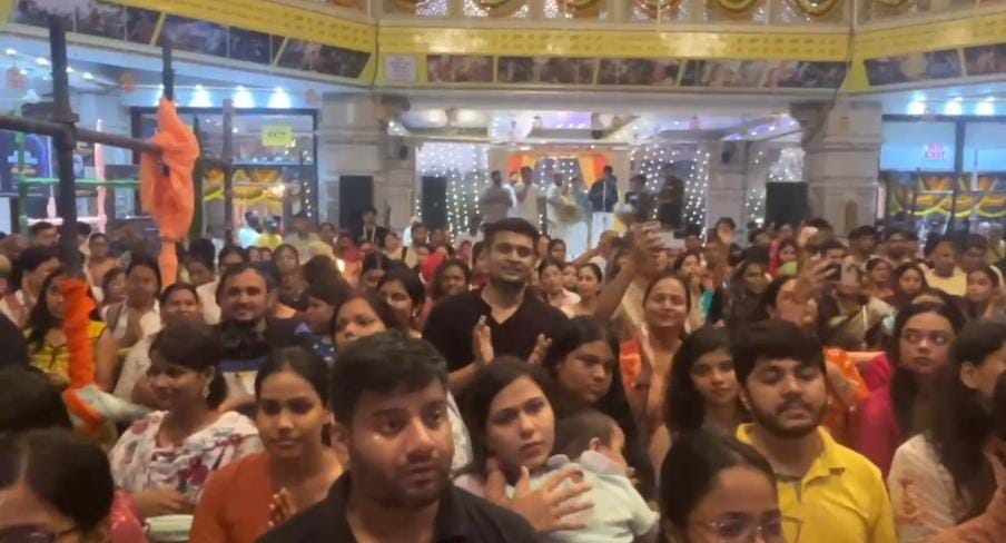 जन्माष्टमी पर नोएडा के इस्कॉन मंदिर में धूम, सीसीटीवी और ड्रोन से होगी निगरानी, पुलिस व मंदिर प्रबंधन अलर्ट