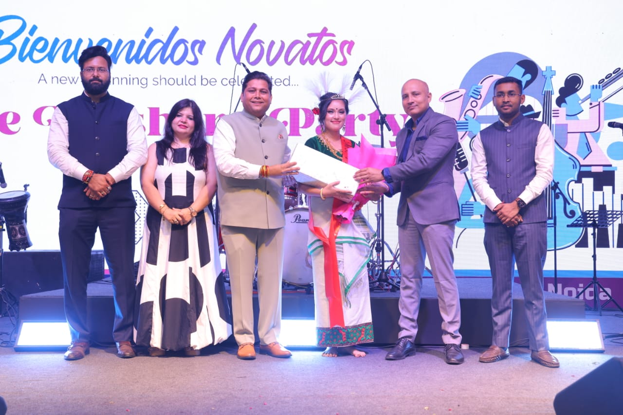 GIMS कॉलेज में भव्य फ्रेशर्स पार्टी का आयोजन:सलमान अली की लाइव परफॉर्मेंस ने बांधा समां