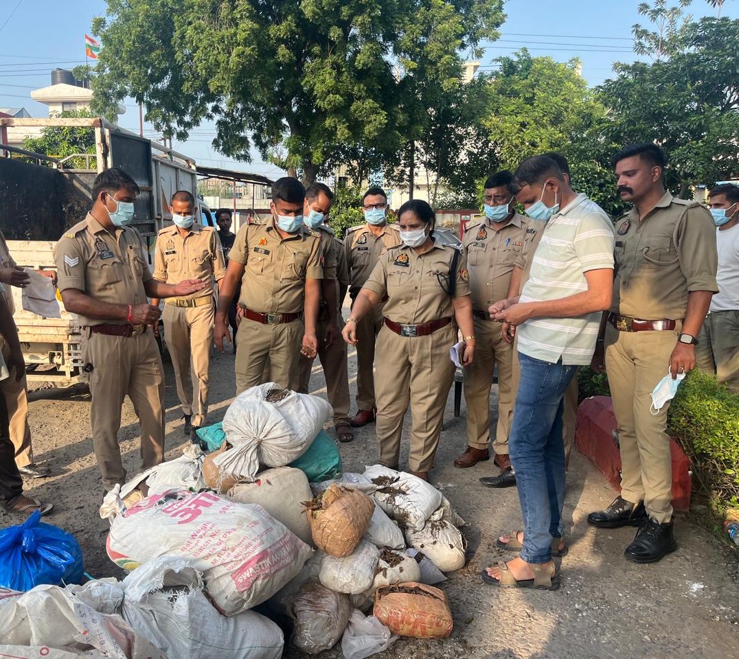 5.23 करोड़ की कीमत का 972 किलो मादक पदार्थ नष्ट, 6 थानों से जुड़ा है मामला