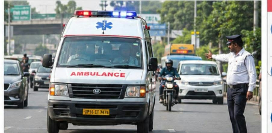 जाम में नहीं फंसेगी एंबुलेंस, गौतमबुद्धनगर पुलिस ने शुरू किया ऑपरेशन फास्ट:24 घंटे सक्रिय रहेगा ट्रैफिक कंट्रोल रूम का विशेष सेल