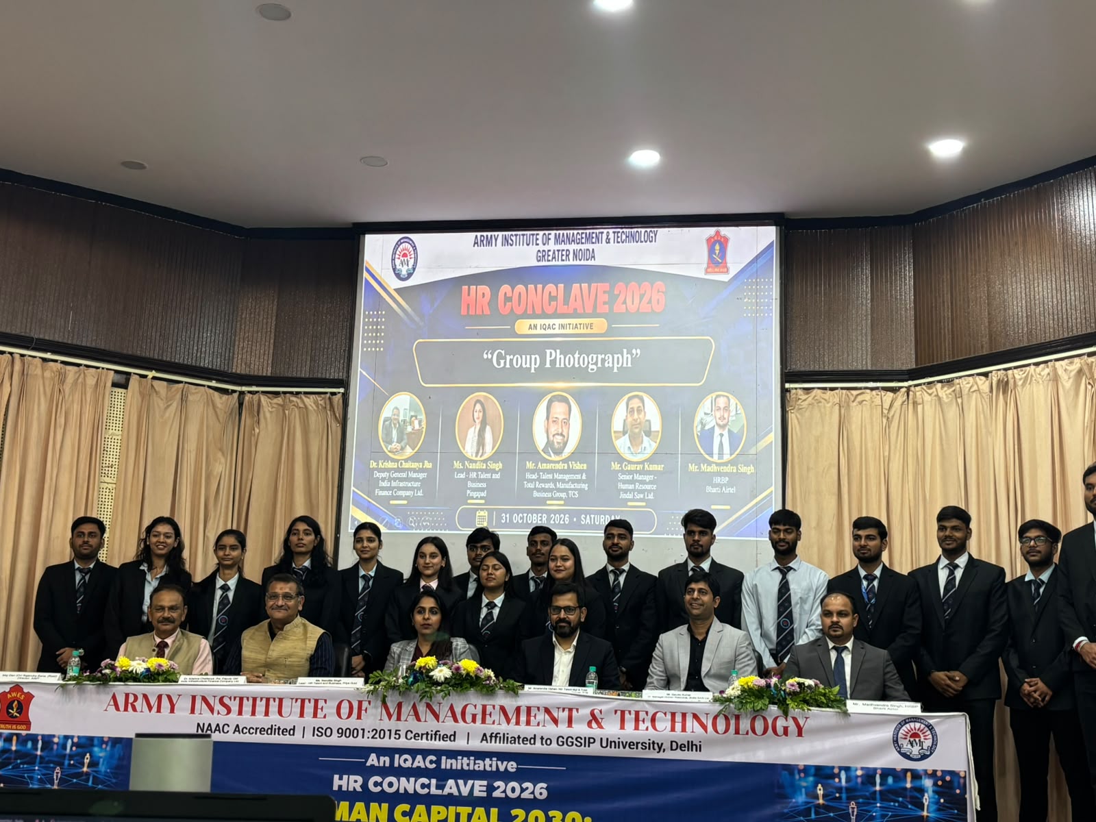 एआईएमटी में एचआर कॉन्क्लेव-2026 का आयोजन:देश की प्रतिष्ठित कंपनियों के एचआर विशेषज्ञ ने रखे विचार