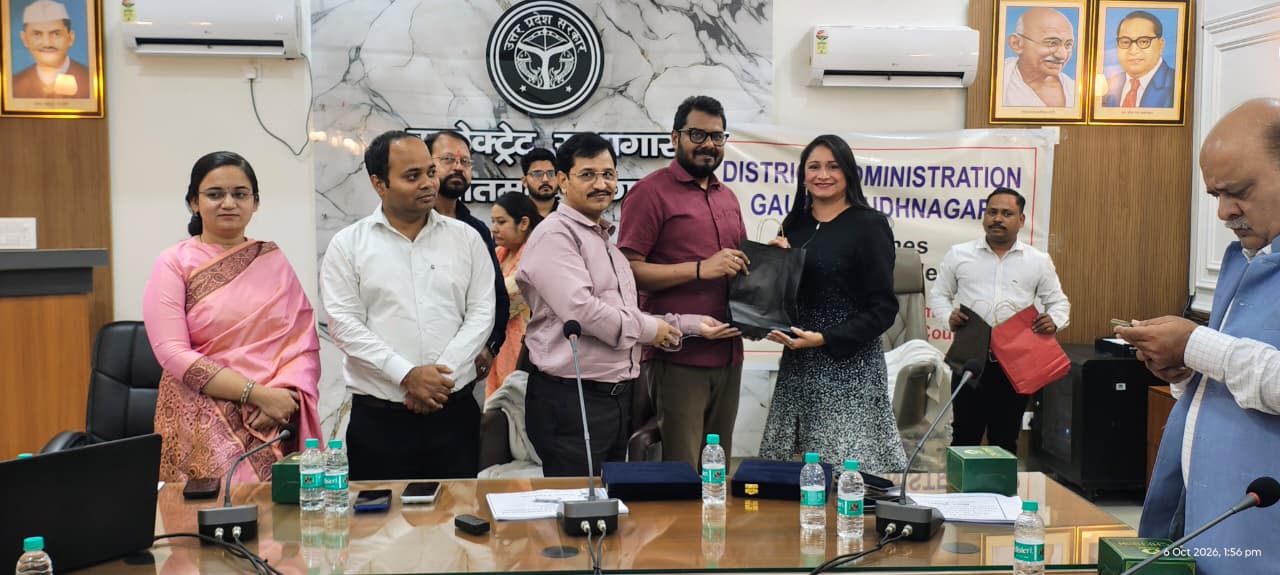 विभिन्न देशों का 40 सदस्यीय प्रतिनिधिमंडल पहुंचा गौतमबुद्धनगर:सिविल सेवकों ने प्रशासनिक अधिकारियों के साथ किया संवाद